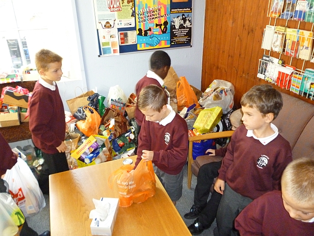 Unpacking the food